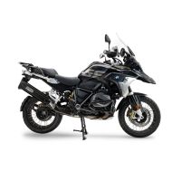 GPR exhaust compatible with Bmw R 1250 Gs 2019-2020, Furore-X Titanio Nero, Homologated legal slip-on exhaust including removable db killer and link pipe 