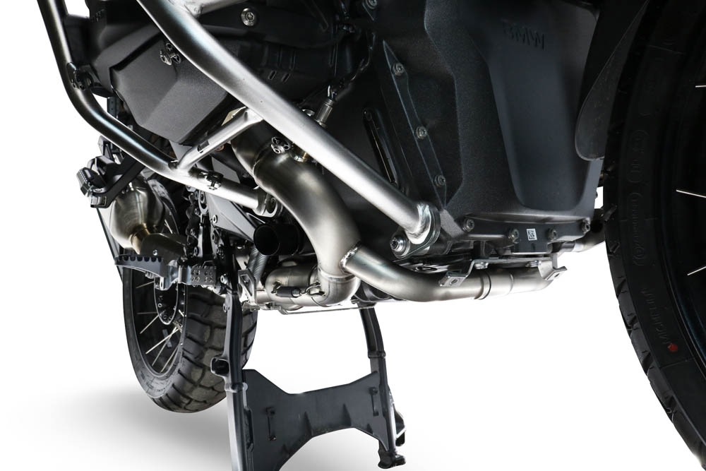 GPR exhaust compatible with Bmw R 1300 GS Adventure 2024-2026, Decatalizzatore Full Titanium, Decat pipe 
