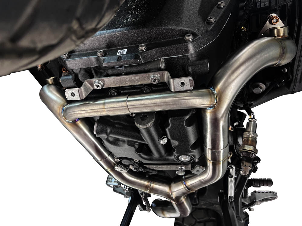 GPR exhaust compatible with Bmw R 1300 GS Adventure 2024-2026, Decatalizzatore Inox, Full Titanium Decat pipe 