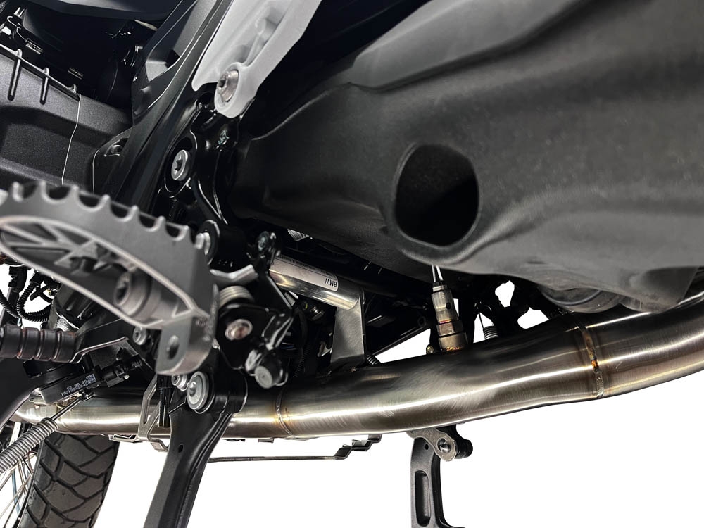 GPR exhaust compatible with Bmw R 1300 GS Adventure 2024-2026, Decatalizzatore Inox, Full Titanium Decat pipe 