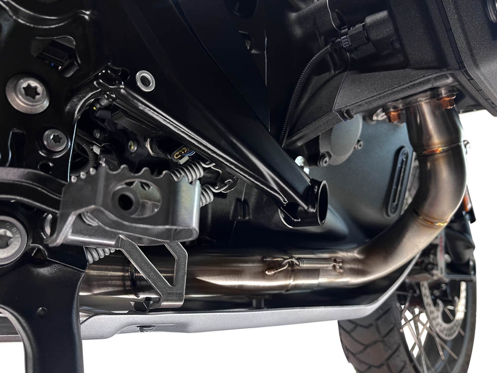 GPR exhaust compatible with Bmw R 1300 GS Adventure 2024-2026, Decatalizzatore Inox, Full Titanium Decat pipe 