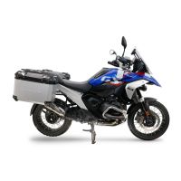 GPR TECH compatible with  Bmw R 1300 GS 2024/2026 GPR TECH Pair of side cases aluminum made, silver color with specific pannier holder Capacity 38 LT. + 38 LT.