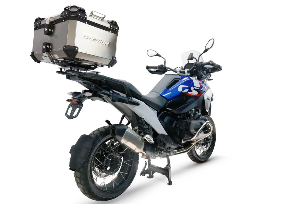  Bmw R 1300 GS Adventure 2024/2026 GPR TECH Top case in Titanium , Titanium Natural color with specific plate included Capacity 55 LT.