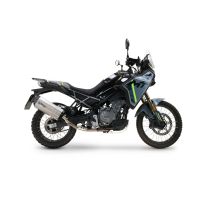 GPR exhaust compatible with Cf Moto 450 MT 2024-2026, Hyper Sonic Titanium, Racing full system exhaust, including removable db killer/spark arrestor 