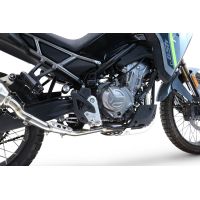 GPR exhaust compatible with Cf Moto 450 MT 2024-2024, Decatalizzatore, Decat pipe 