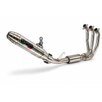 GPR exhaust compatible with Cf Moto 675NK 2024-2027, Deeptone Inox, full system exhaust legal for UK and non-EU countries including removable db killer 