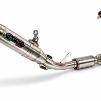 GPR exhaust compatible with Cf Moto 675NK 2024-2027, Deeptone Inox, full system exhaust legal for UK and non-EU countries including removable db killer 