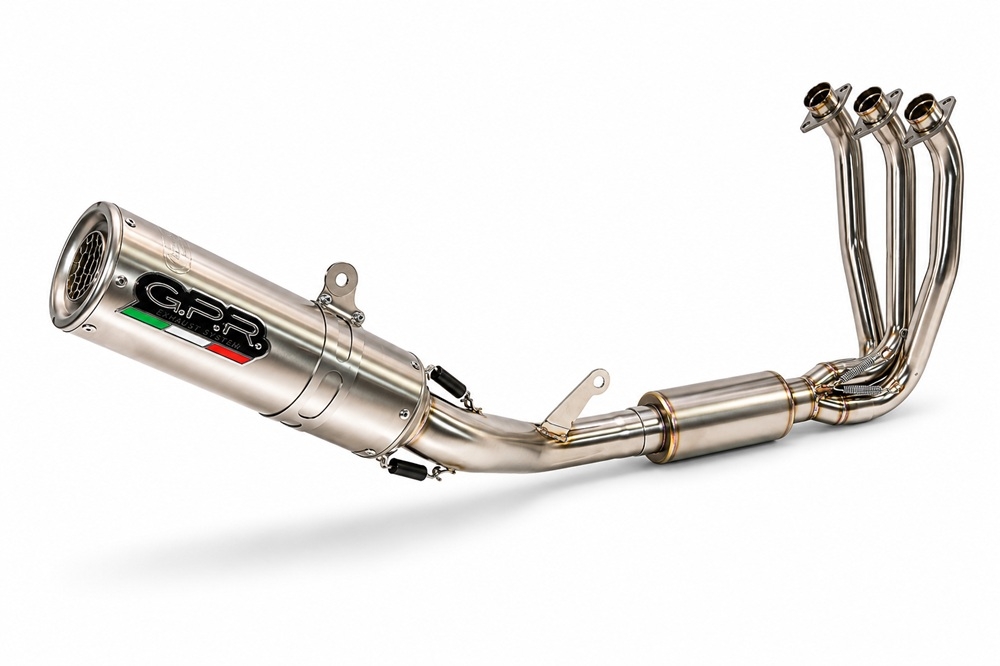 GPR exhaust compatible with Cf Moto 675NK 2024-2027, M3 Inox , full system exhaust legal for UK and non-EU countries including removable db killer 
