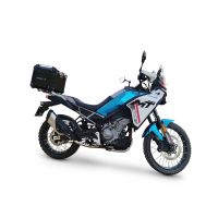 Top case GPR TECH compatible with  Cf Moto 450MT 2023/2025 Euro5 Plus GPR TECH Top case in aluminum, black color with specific plate included Capacity 45 LT.