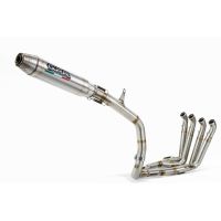 GPR exhaust compatible with Honda Cbr 600 Rr  2007-2023, Deeptone Inox, Racing full system exhaust, including removable db killer 