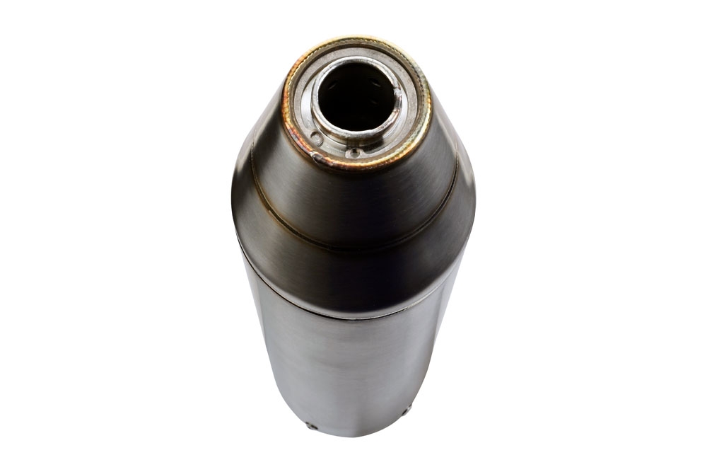 Exhaust compatible with Access Supermoto 450 2005-2021, Deeptone Atv, Slip-on exhaust including removable db killer and link pipe, EPA-compliance NOT required 