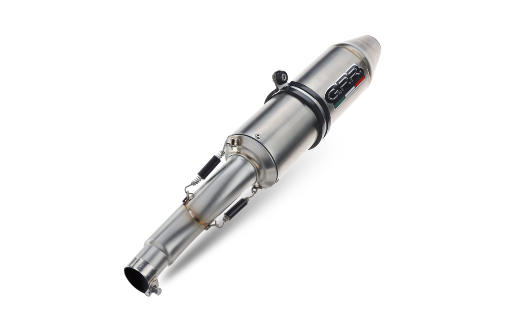 Exhaust compatible with Aeon Cobra 420 2022-2023, Deeptone Atv, Slip-on exhaust including removable db killer and link pipe, EPA-compliance NOT required 