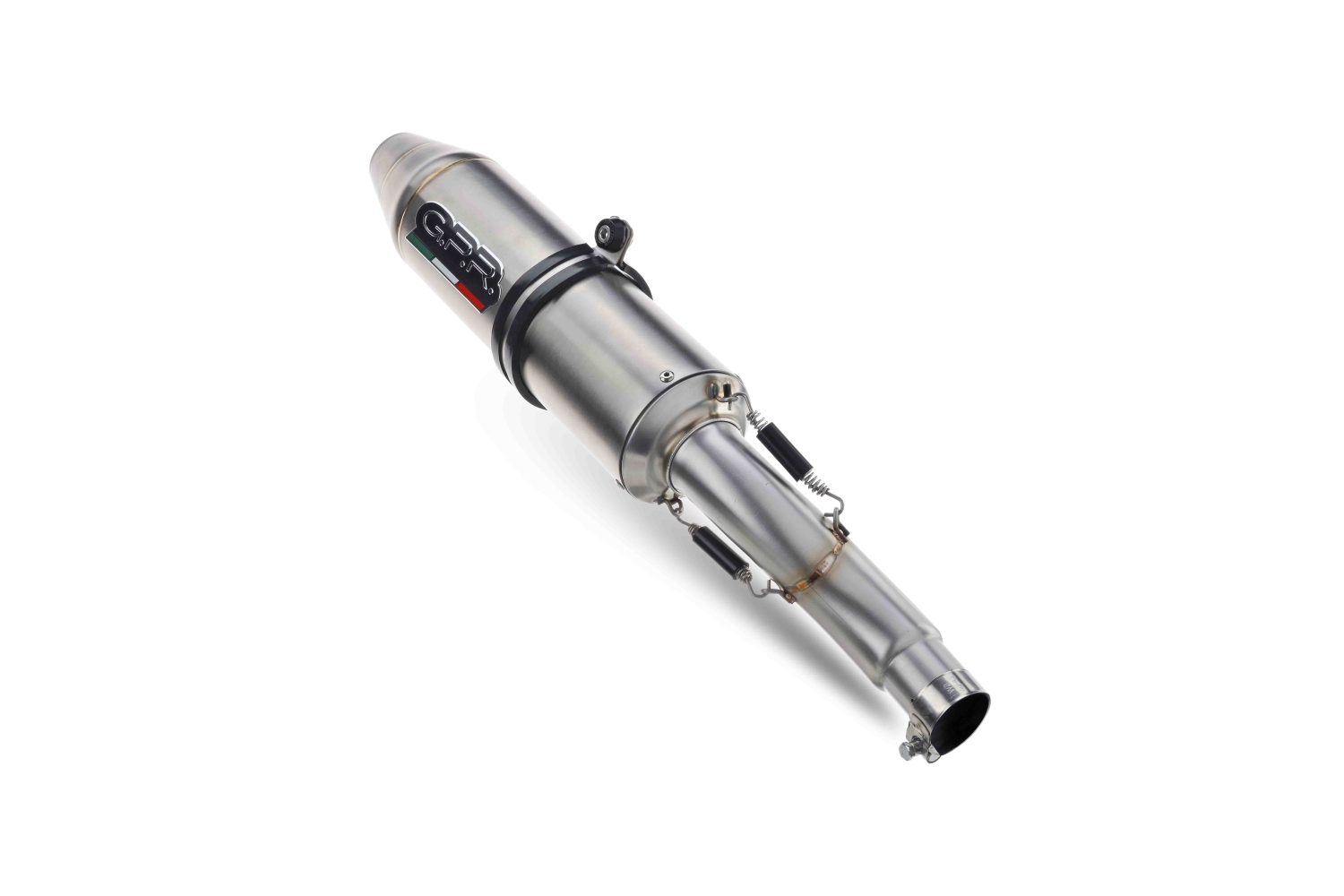 Exhaust compatible with Access Supermoto 450 2005-2021, Deeptone Atv, Slip-on exhaust including removable db killer and link pipe, EPA-compliance NOT required 
