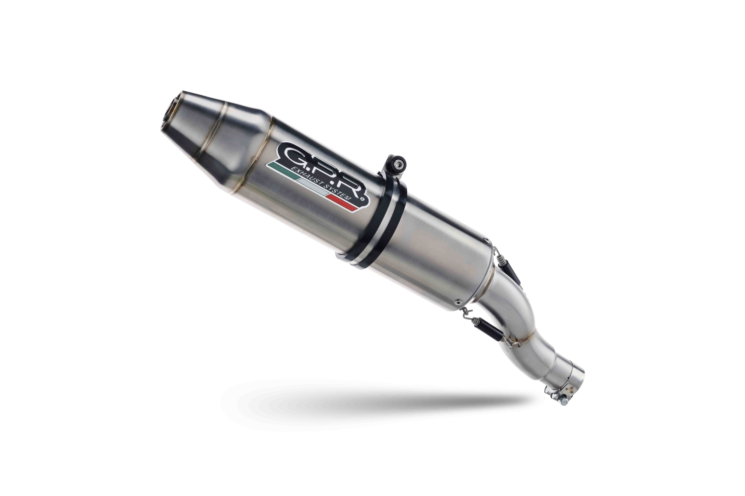 Exhaust compatible with Access Supermoto 450 2005-2021, Deeptone Atv, Slip-on exhaust including removable db killer and link pipe, EPA-compliance NOT required 