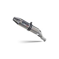 GPR exhaust compatible with Access Supermoto 450  2005-2021, Deeptone Atv, Homologated legal slip-on exhaust including removable db killer and link pipe 