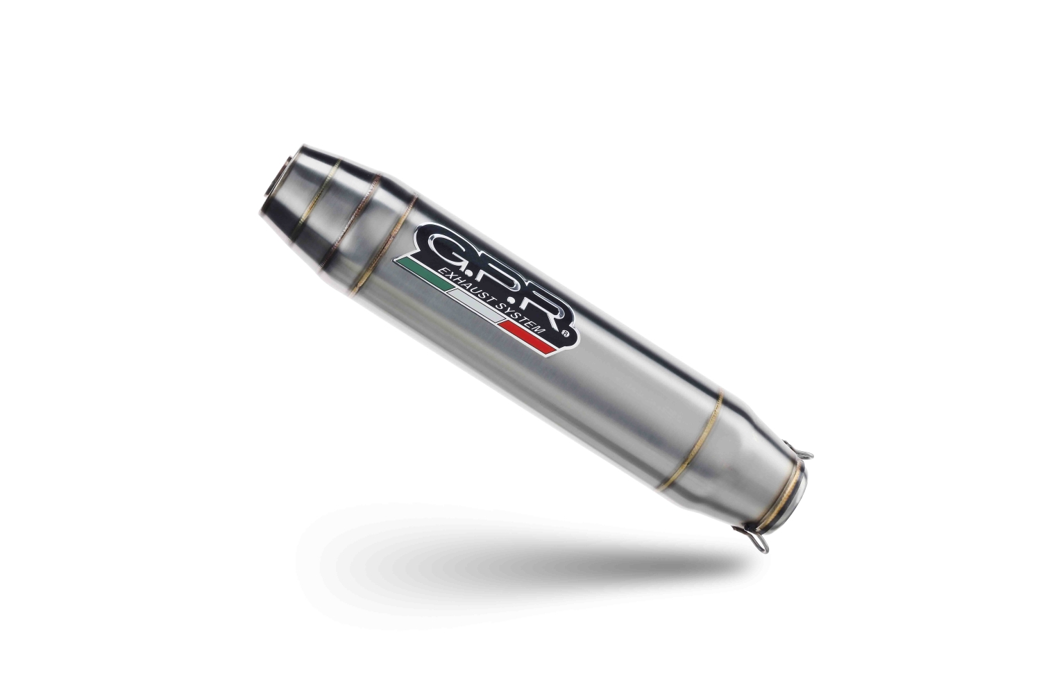 Exhaust compatible with Triumph Speed 400 2023-2025, Deeptone Inox, Slip-on exhaust including removable db killer and link pipe, EPA-compliant 