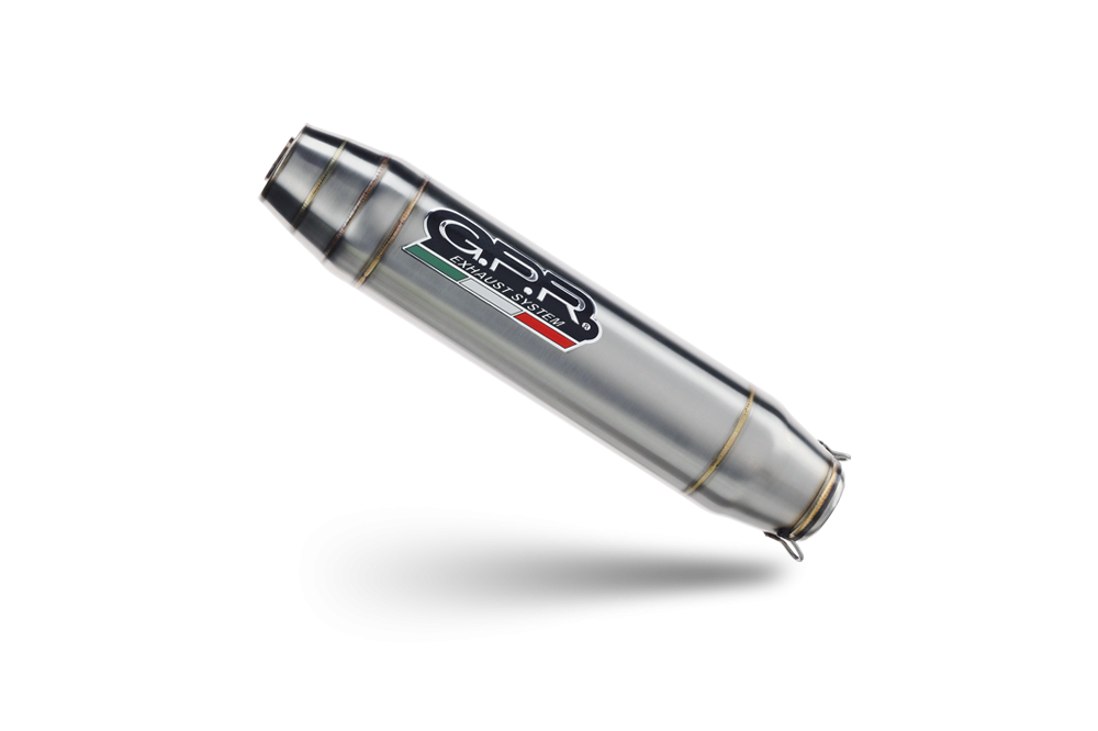 Exhaust compatible with Triumph Scrambler 900 2006-2014, Deeptone Inox, Dual slip-on including removable db killers and link pipes, EPA-compliant 