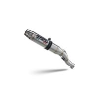 GPR exhaust compatible with Ktm Rc 390 2015-2016, Deeptone Inox, Homologated legal slip-on exhaust including removable db killer and link pipe 