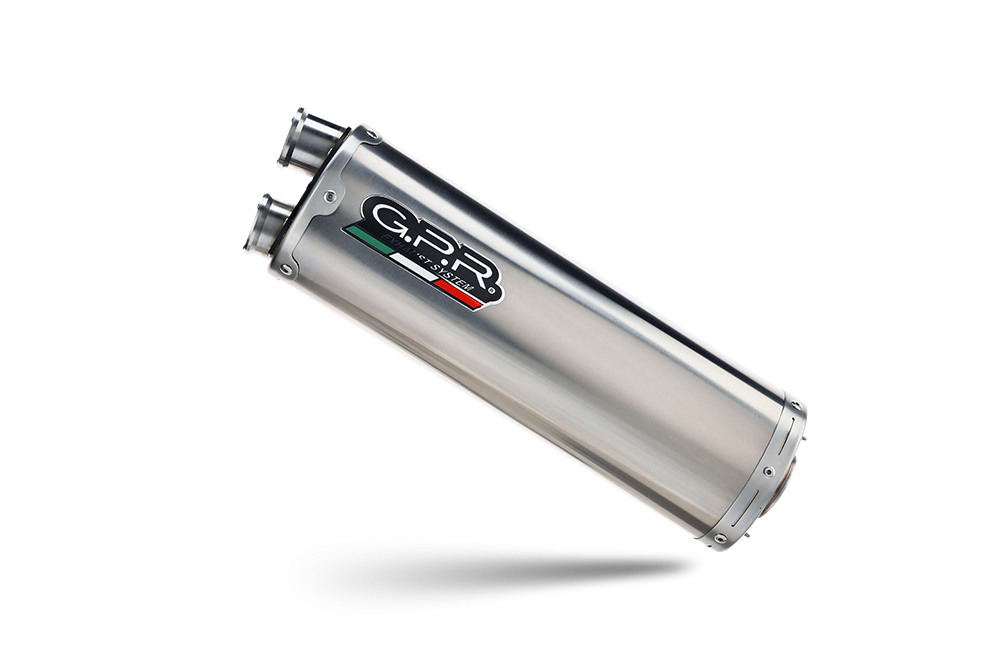 Exhaust compatible with Triumph Tiger 900 GT / Pro / Rally Pro 2024-2025, Dual Inox, Slip-on exhaust including removable db killer and link pipe, not EPA-compliant 