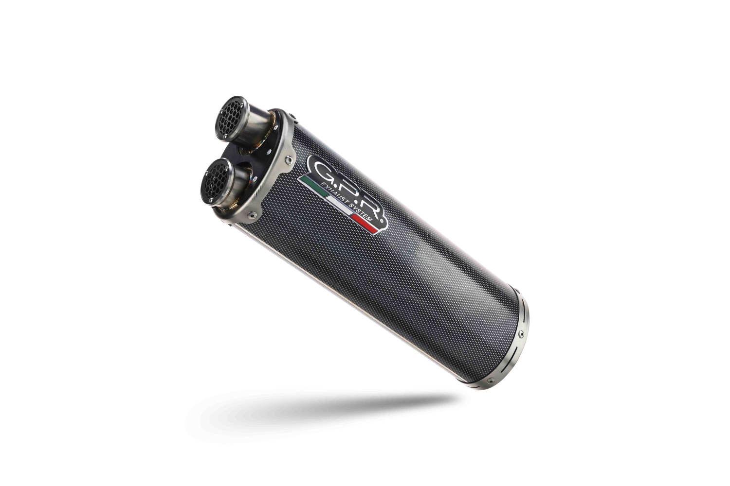 Exhaust compatible with Aprilia Tuareg 660 2021-2024, Dual Poppy, Slip-on exhaust including removable db killer and link pipe, EPA-compliant 