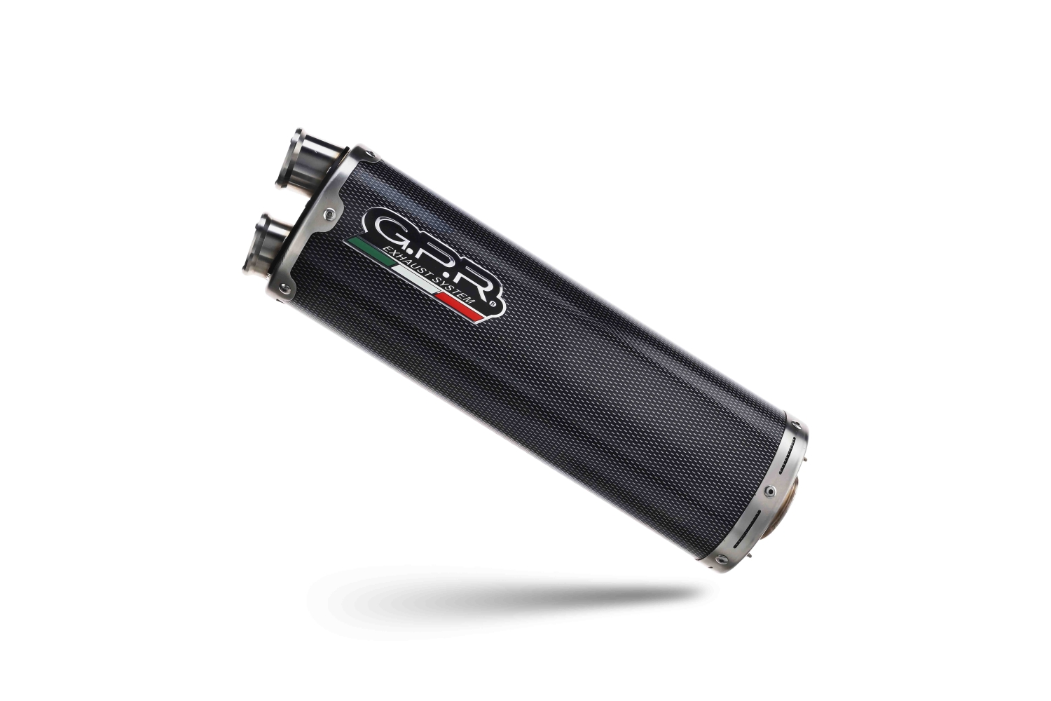 Exhaust compatible with Aprilia Tuareg 660 2021-2024, Dual Poppy, Slip-on exhaust including removable db killer and link pipe, EPA-compliant 
