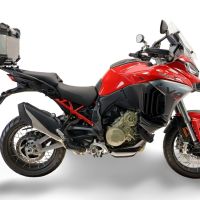  Harley Davidson Pan America 1250 2020/2024 GPR TECH Top case in Titanium , Titanium Natural color with specific plate included Capacity 35 LT.