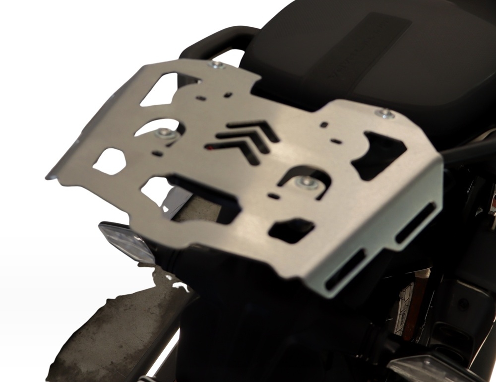 GPR TECH compatible with  Ducati Multistrada V4 - V4S 2025/2026 GPR TECH Specific rear rack Top Case 35 / 45 / 55 Lt Rear rack,stainless steel made with 4 anchor points