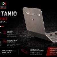 GPR TECH compatible with  F.B. Mondial Smx 125 Enduro 2021/2023 e5 Supermoto 2021/2023 e5 GPR TECH Titanium Skid plate 