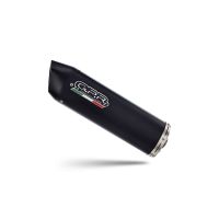 GPR exhaust compatible with Zontes Zt 125 G1 - U - U1 - Z2 2020-2024, Furore Nero, full system exhaust legal for UK and non-EU countries including removable db killer 