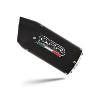 Exhaust compatible with Ktm RC 390 2022-2024, Furore Evo4 Nero, Slip-on exhaust including removable db killer and link pipe, EPA-compliant 
