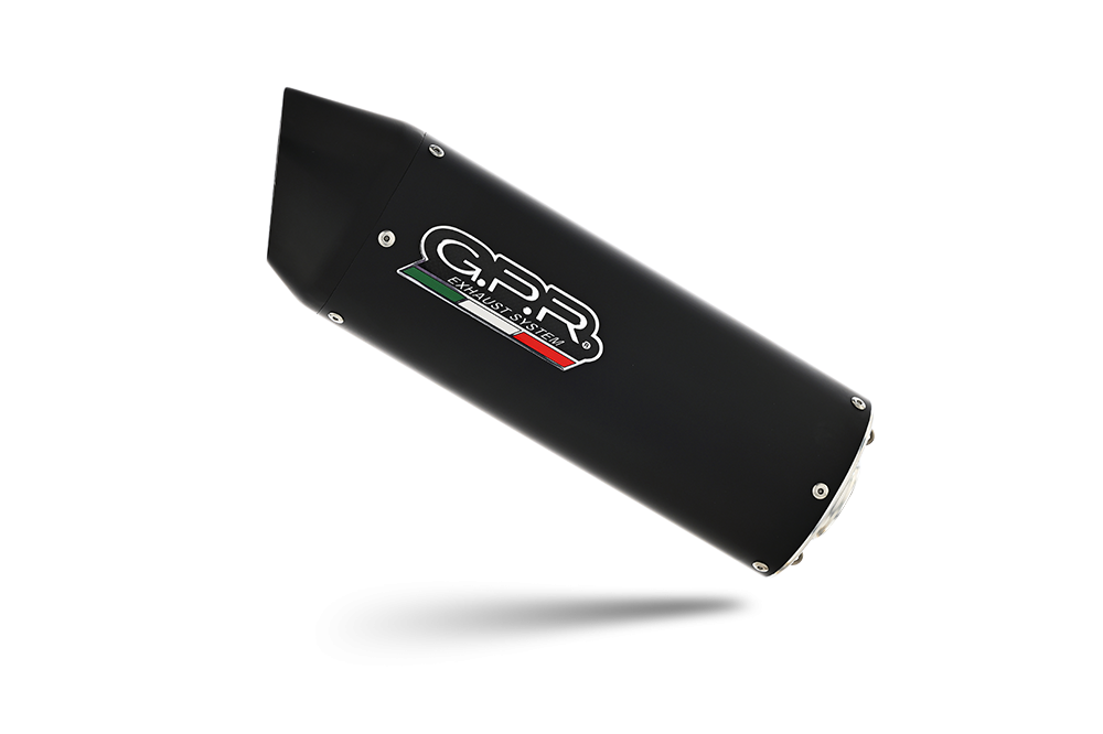 Exhaust compatible with Aprilia Rsv4 1000 2017-2020, Furore Nero, Slip-on exhaust including link pipe 