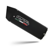Exhaust compatible with Yamaha FJ-09 Tracer GT 2018-2020, Furore Nero, Full system exhaust, including removable db killer 