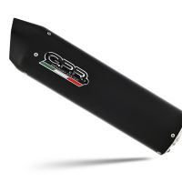 Exhaust compatible with Suzuki V-Strom 650 2021-2025, Furore Evo4 Nero, Mid-Full system exhaust including removable db killer 