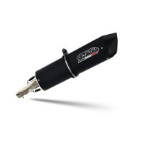 GPR exhaust compatible with Bmw F 700 Gs 2016-2018, Furore Evo4 Nero, Homologated legal slip-on exhaust including removable db killer and link pipe 