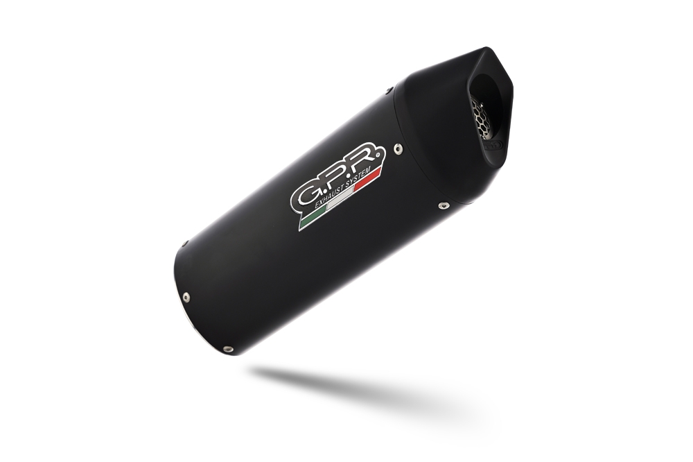 Exhaust compatible with Gas Gas SM 700 2023-2024, Furore Evo4 Nero, Slip-on exhaust including link pipe and removable db killer 
