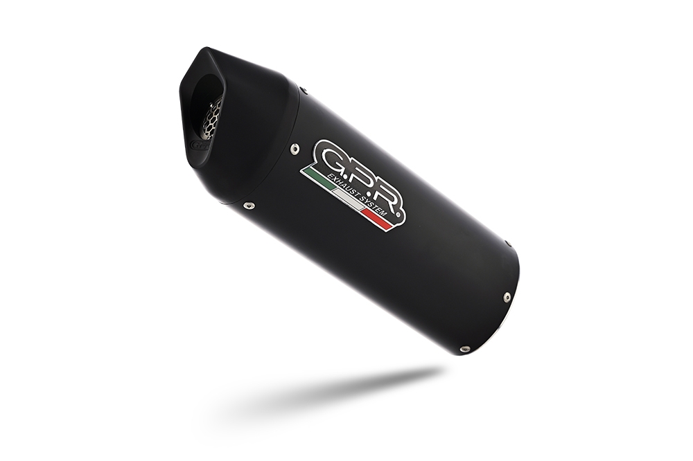 Exhaust compatible with Yamaha FJ-09 Tracer GT 2018-2020, Furore Nero, Full system exhaust, including removable db killer 