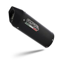 Exhaust compatible with Yamaha FJ-09 Tracer GT 2018-2020, Furore Nero, Full system exhaust, including removable db killer 