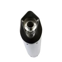 Exhaust compatible with Yamaha FZ-09 2014-2020, Furore Nero, Full system exhaust, including removable db killer 