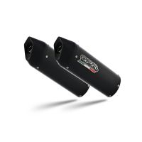 GPR exhaust compatible with Ducati 916 -SP -SPS -Racing -Senna 1994-1999, Furore Nero, Mid-full system exhaust with dual homologated and legal silencers, including removable db killer 