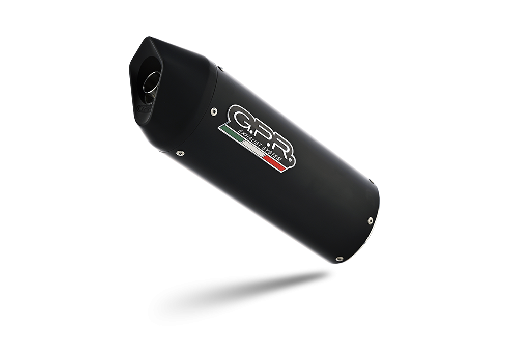 Exhaust compatible with Yamaha FZ-09 2014-2020, Furore Nero, Full system exhaust, including removable db killer 