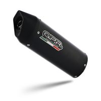 Exhaust compatible with Triumph Baby Speed 2002-2004, Furore Nero, Bolt-on silencer including removable db killer, EPA-compliant 