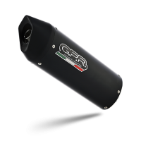 Exhaust compatible with Yamaha FZ-09 2014-2020, Furore Nero, Full system exhaust, including removable db killer 