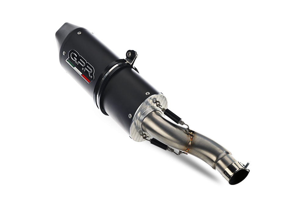 Exhaust compatible with Yamaha FZ-10 2016-2024, Furore Nero, Mid-Full system racing exhaust 