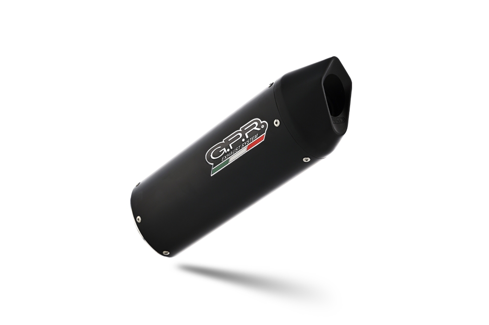 Exhaust compatible with Husqvarna Nuda 900 900R 2012-2013, Furore Nero, Slip-on exhaust including link pipe 