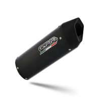 Exhaust compatible with Husqvarna Nuda 900 900R 2012-2013, Furore Nero, Slip-on exhaust including link pipe 