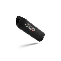 GPR exhaust compatible with Benelli Leoncino 500  2017-2024, Furore Nero, Racing slip-on exhaust including link pipe 