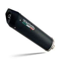 Exhaust compatible with Aprilia Leonardo 150 1997-2006, Furore Nero, Full system exhaust, including removable db killer 