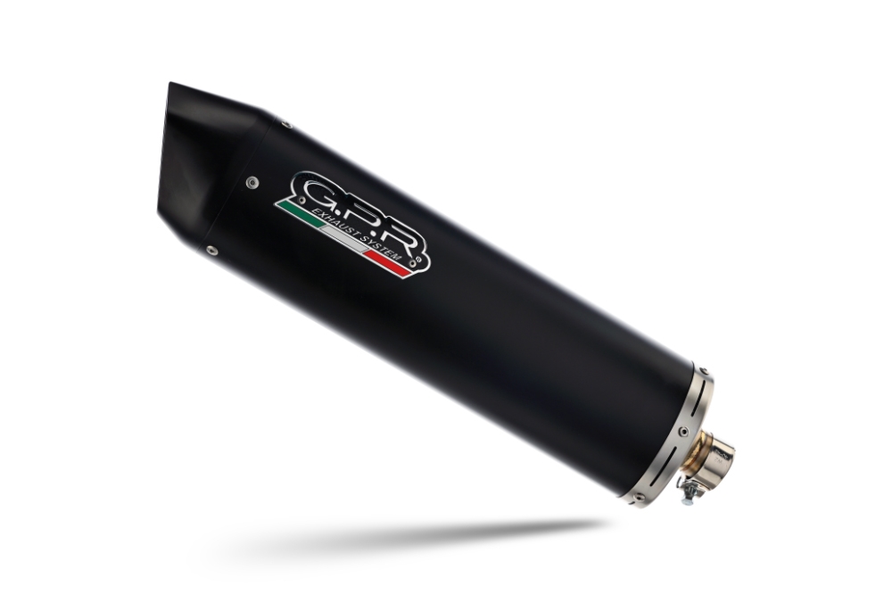 Exhaust compatible with Aprilia Leonardo 150 1997-2006, Furore Nero, Full system exhaust, including removable db killer 