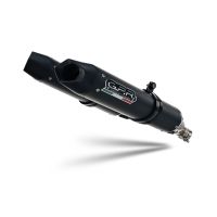 GPR exhaust compatible with Aprilia Dorsoduro 750  2008-2016, Furore Nero, Dual racing slip-on exhaust including link pipes 