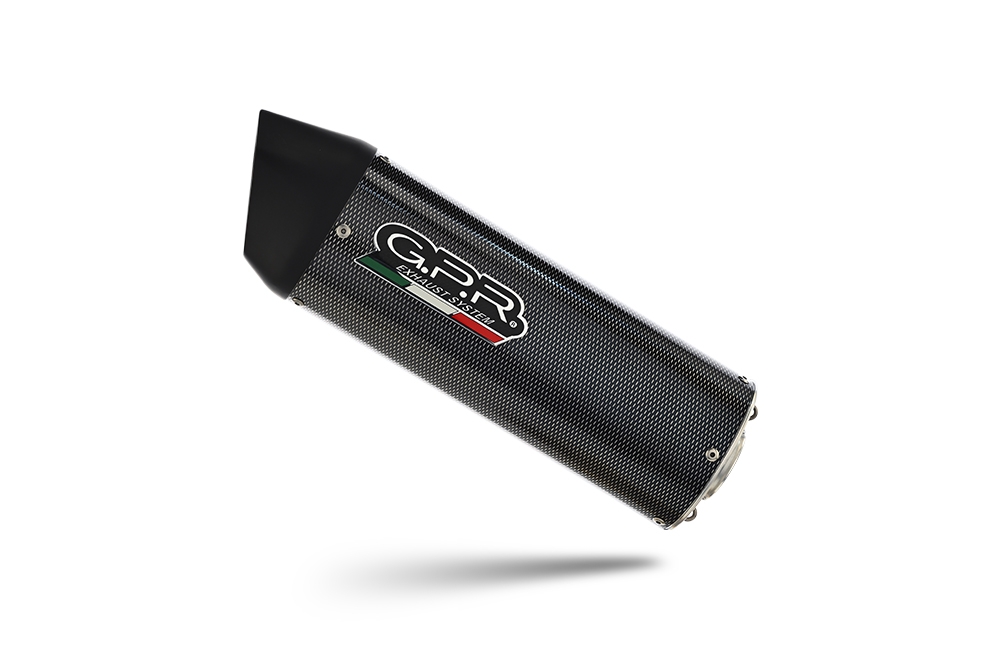 Exhaust compatible with Beta Alp 4.0 2018-2020, Furore Evo4 Poppy, Slip-on exhaust including link pipe and removable db killer 